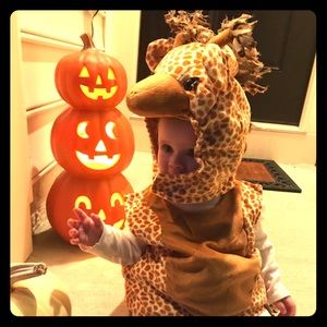 Baby giraffe costume (worn once @ 8 mos)
